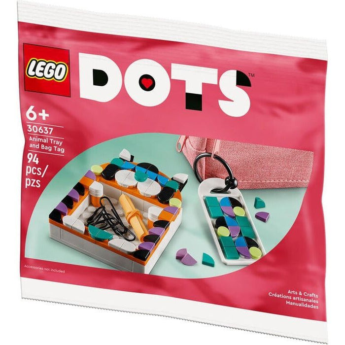 CASE DEAL - LEGO Dots 30637 Animal Tray & Bag Tag Polybag x 30