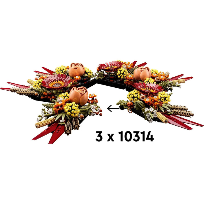Bundle Deal - 3 x LEGO Icons Botanical Collection 10314 Dried Flower Centrepieces