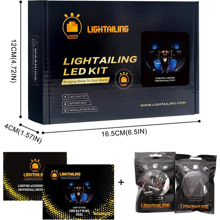Lightailing LED Light Set for LEGO 76161 Batwing