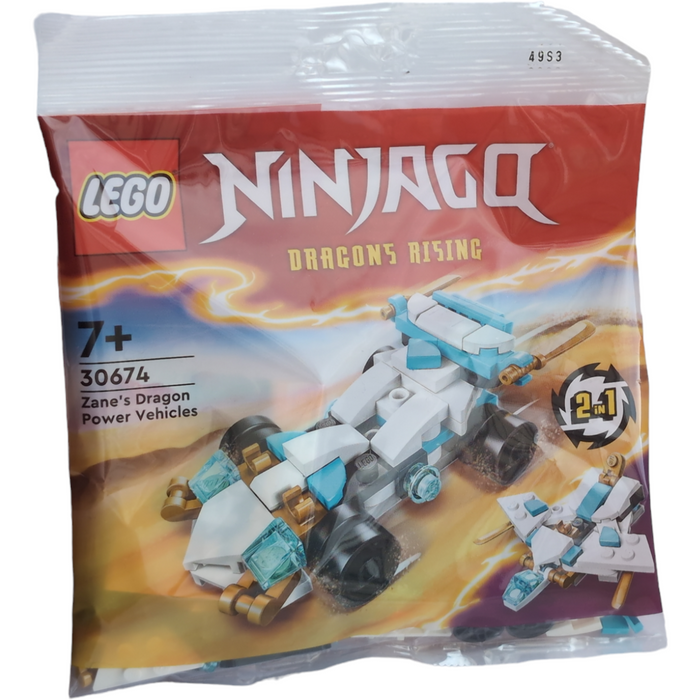 LEGO 30674 Ninjago Zane's 2 in 1 Dragon Power Vehicles Polybag