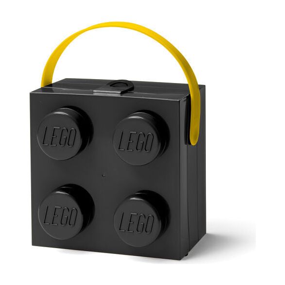 LEGO Classic Lunchbox with Handle (4 Knob) Black