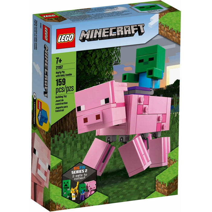 LEGO Minecraft 21157 Big Fig Pig with Baby Zombie