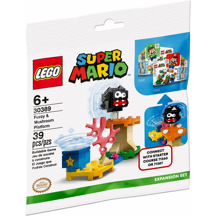 LEGO Super Mario 30389 Fuzzy & Mushroom Platform Polybag