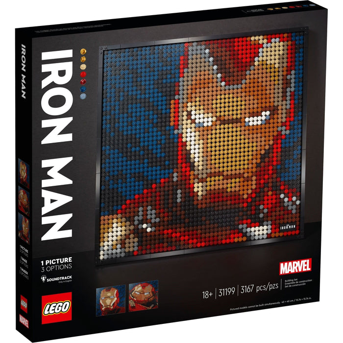 LEGO Art 31199 Marvel Studios Iron Man Mozaïek Wall Art
