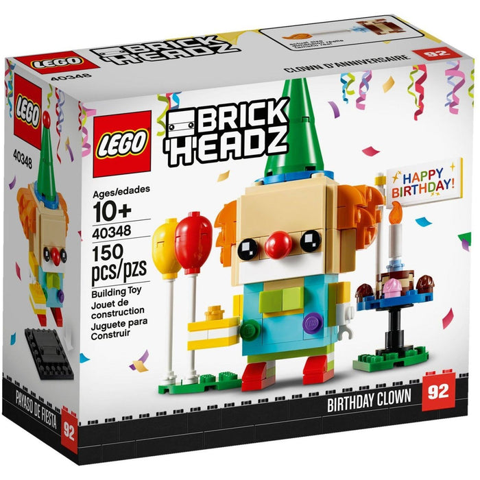 LEGO Seasonal Brickheadz 40348 Number 92 - Birthday Clown