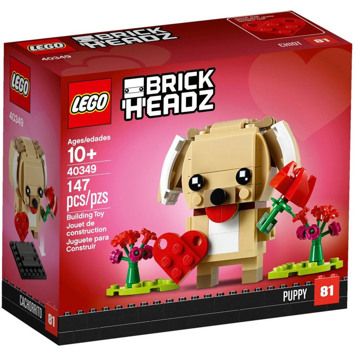 LEGO Seasonal Brickheadz 40349 Number 81 - Valentine's Puppy