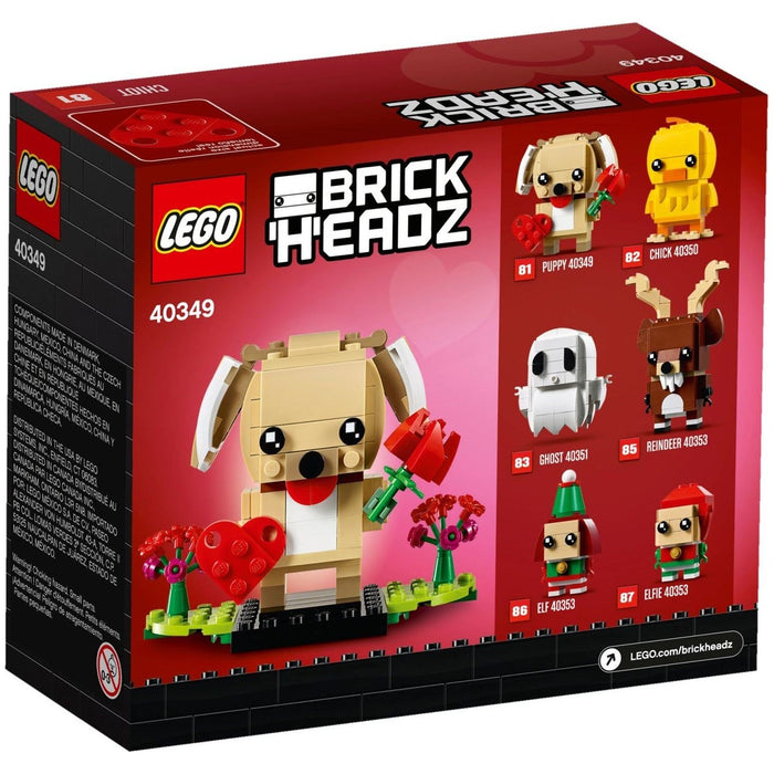 LEGO Seasonal Brickheadz 40349 Number 81 - Valentine's Puppy