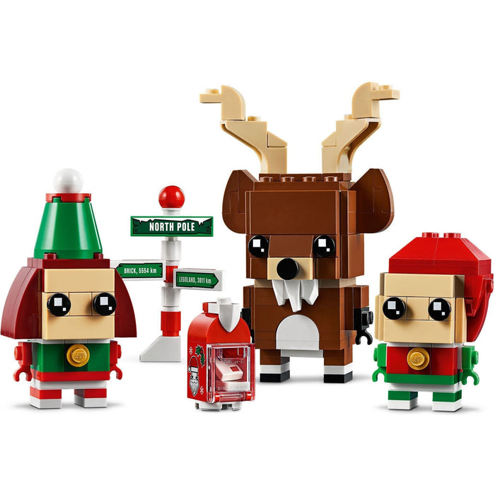 LEGO 40353 Reindeer, Elf & Elfie Brickheadz