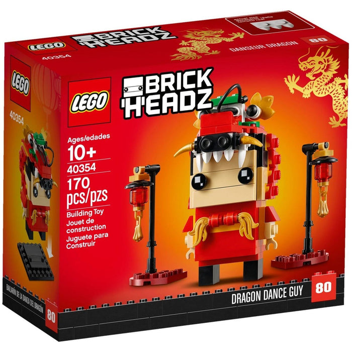LEGO Seasonal Brickheadz 40354 Number 80 - Dragon Dance Guy