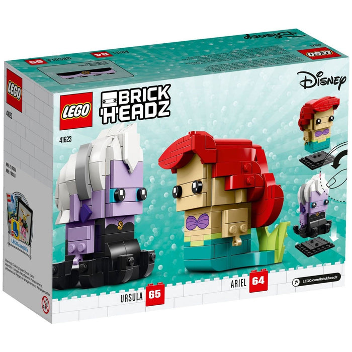 LEGO Disney Brickheadz 41623 Number 64 & 65 - Ariel & Ursula