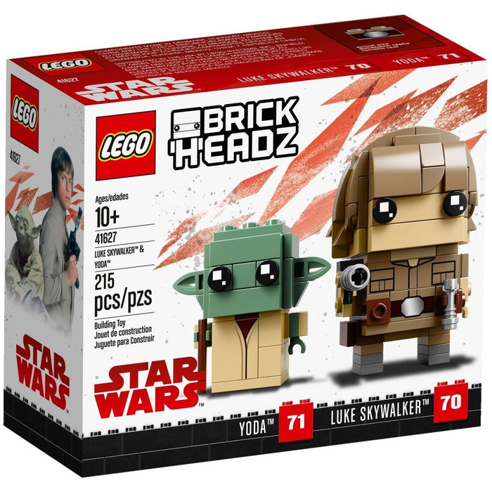 LEGO Star Wars Brickheadz 41627 Number 70 & 71 - Yoda & Luke Skywalker