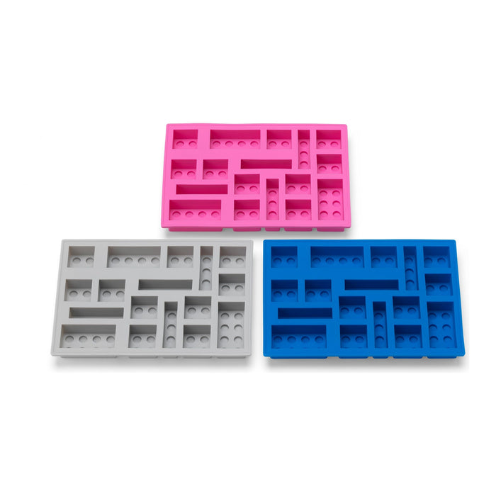 LEGO Iconic Brick Ice Cube Tray - Medium Stone Grey