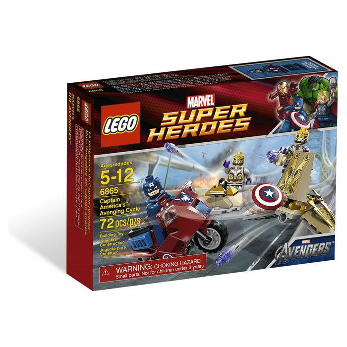 LEGO Marvel Super Heroes 6865 Captain America's Avenging Cycle - Discontinued