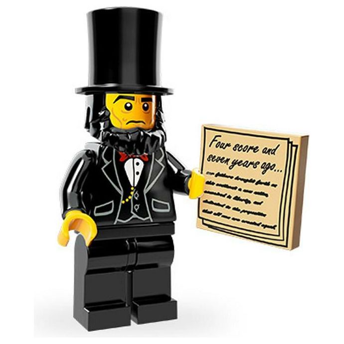 LEGO 71004 The LEGO Movie Abraham Lincoln Minifigure