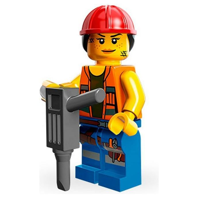 LEGO 71004 The LEGO Movie Gail The Construction Worker Minifigure