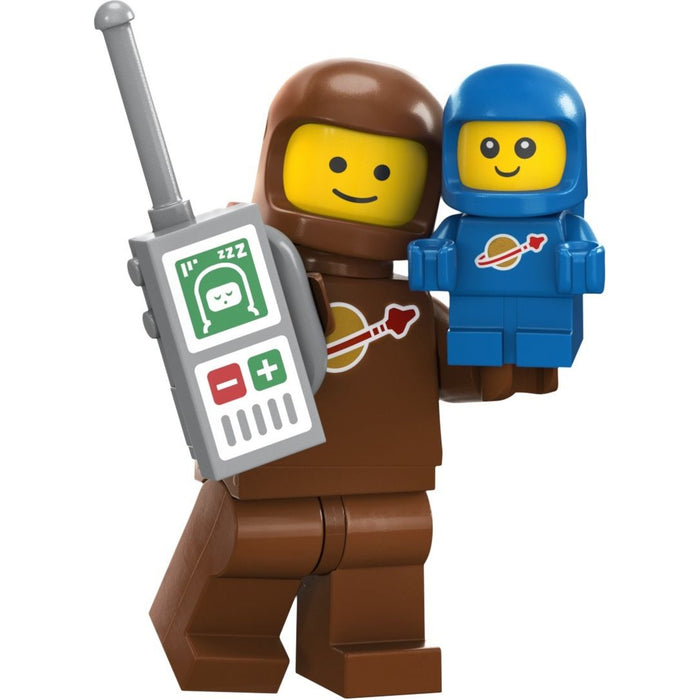 LEGO 71037 Series 24 Collectable Minifigure Brown Astronaut and SpaceBaby