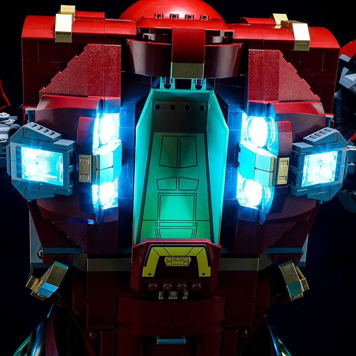 LED Light set for LEGO Marvel 76210 Hulkbuster by Briksmax