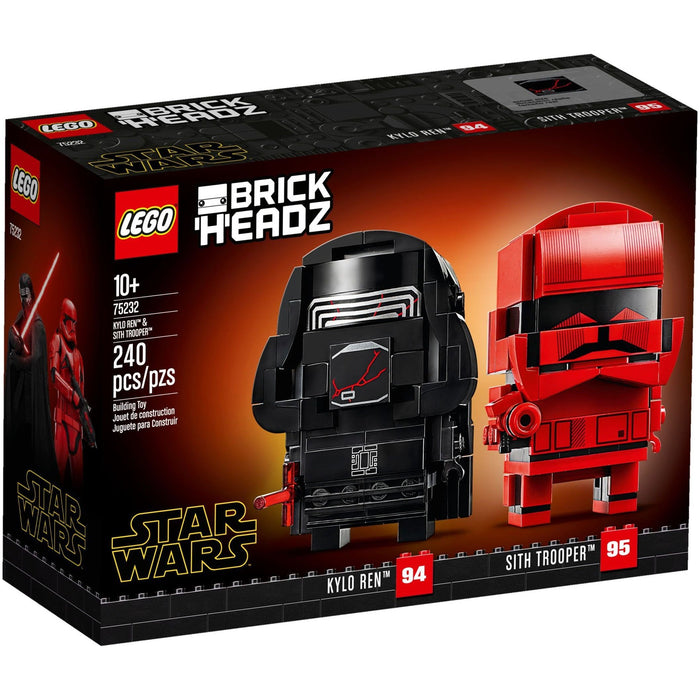LEGO Star Wars Brickheadz 75232 Number 94 & 95 - Kylo Ren & Sith Trooper