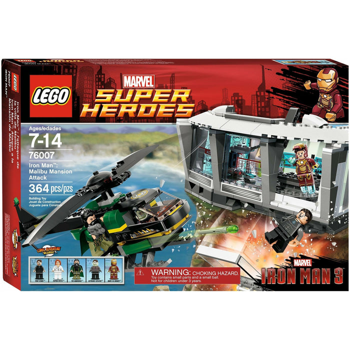 LEGO Marvel 76007 Iron Man Malibu Mansion Attack