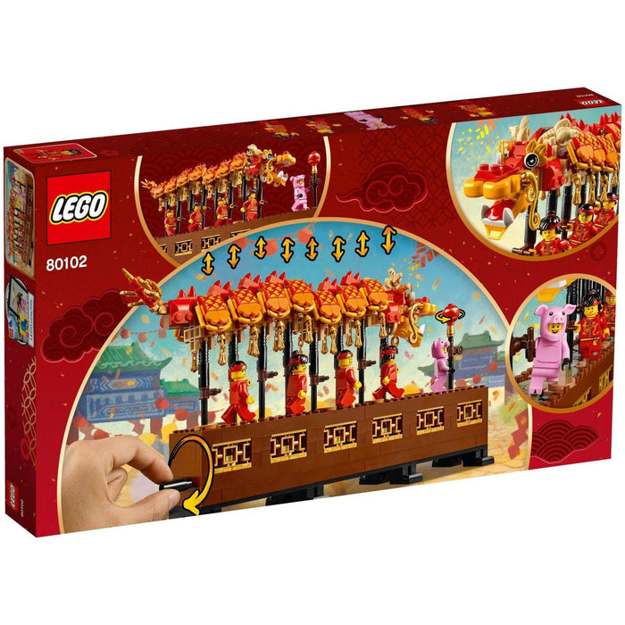 Lego 80102 Dragon Dance - Conjunto exclusivo de Año Nuevo Chino
