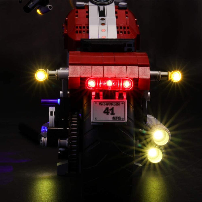 Lightailing HA CONDOTTO LA Luce Kit per LEGO Creator Expert 10269 Harley Davidson