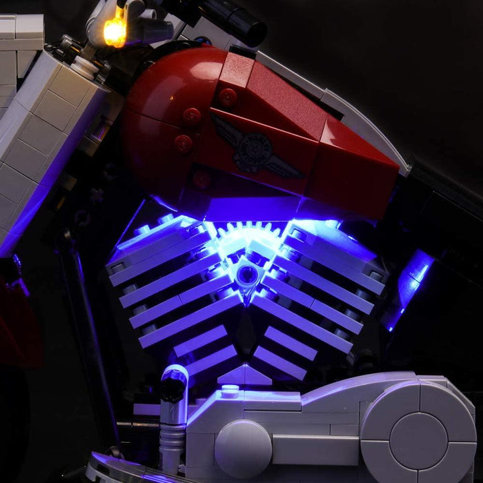 Lightailing LED Light Kit pour LEGO Creator Expert 10269 Harley Davidson